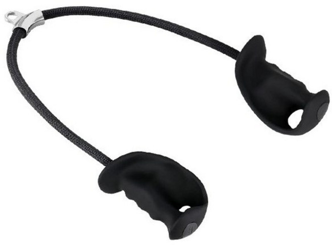 손모양 삼두 그립 홈짐 로프 헬스용품 장비 다운 트레이너, PP/ /  5, 1개