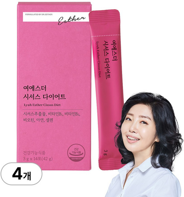 [본사직영] 여에스더 시서스 다이어트, 4개, 14회분