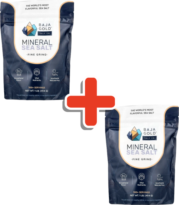 바하골드 소금 미네랄 씨솔트 파인그라인드, 2개, 454g