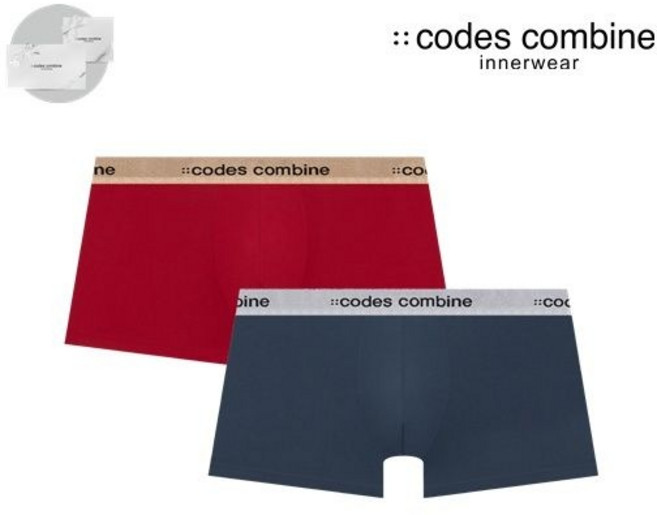 백화점 코데즈컴바인 이너웨어 정품 [선물포장]베이직남성드로즈2종세트CEMDR961RDBG 새학기 선물용