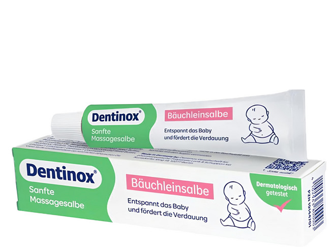 Baan 貝恩 Dentinox 腹部舒緩按摩膏 5週以上, 50ml, 1條
