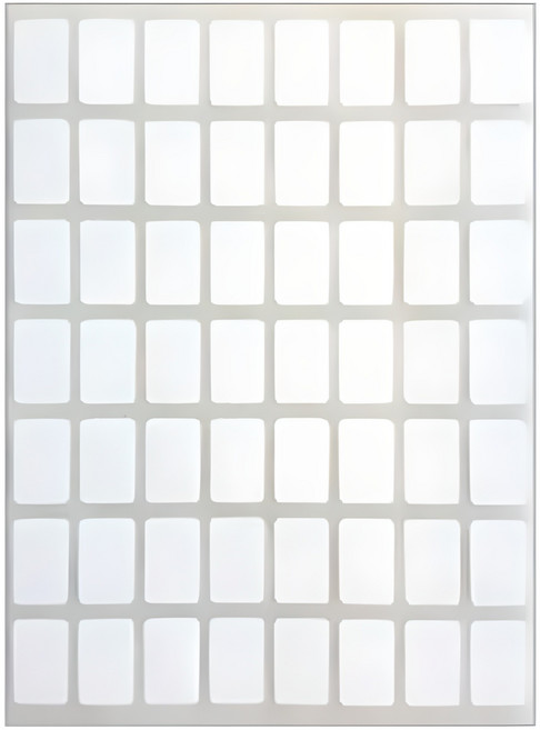 블루마토 PP 사각 라벨2 스티커 견출지, A, 10개입, 5개