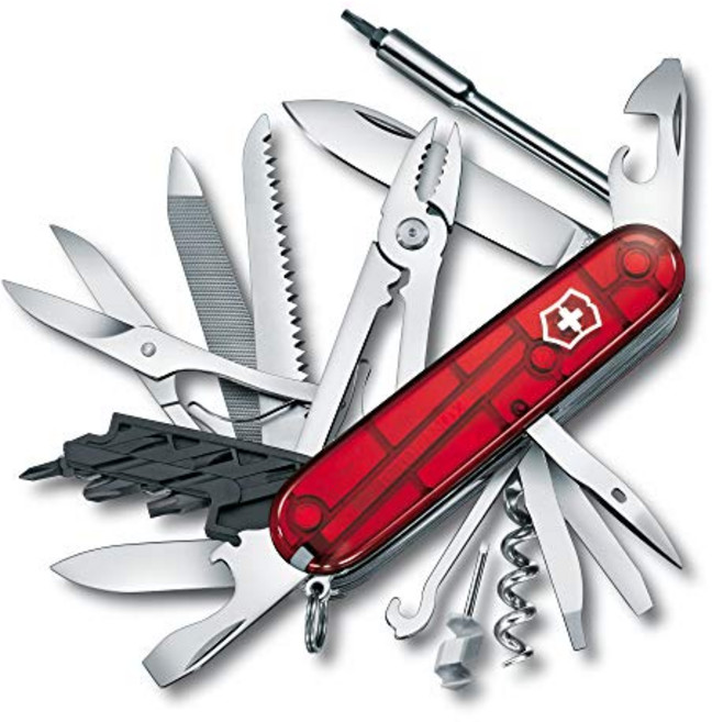 VICTORINOX(빅토리녹스) 나이프 정밀 드라이버 세트 PC 분해 DIY 공구 세트 사이버 툴 L [보증 첨부]1.7775.T, 1개