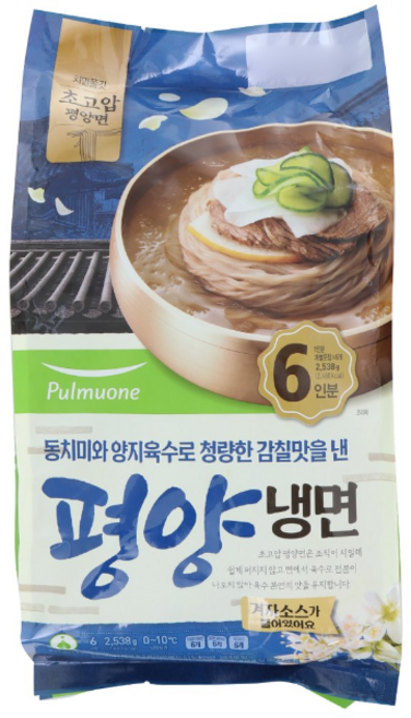 풀무원 평양물냉면 2538g, 2.538kg, 1개