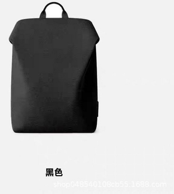 輕便空氣包 雙肩揹包 通勤男女 電腦包, 黑色大號