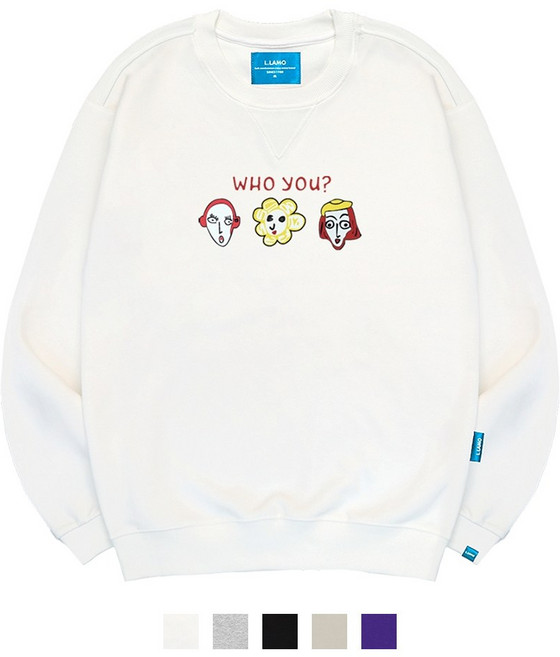 엘라모 기모M 후유 맨투맨 남녀공용 빅사이즈 S~4XL