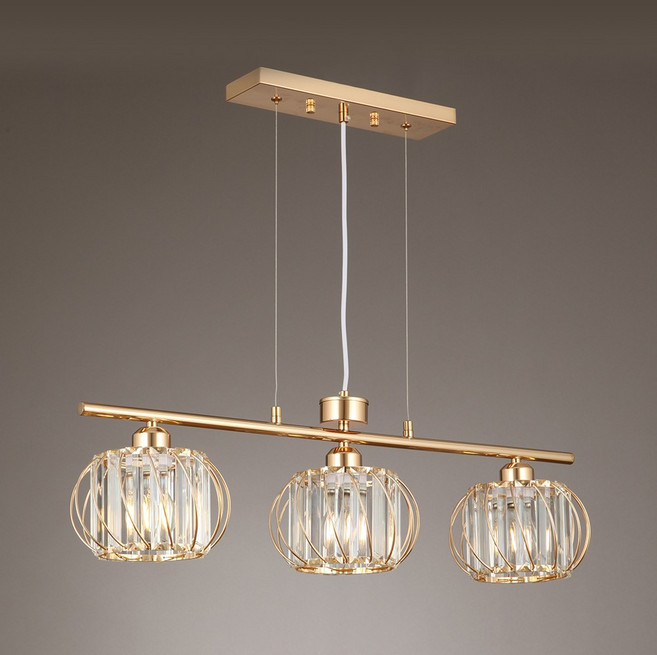 조명프라자 토리노 3등 팬던트 주방 식탁등 식탁전등, 골드 와이어형