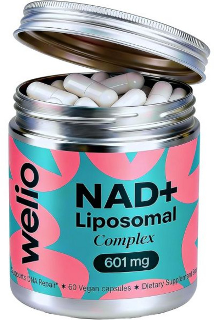 Liposomal NAD Supplement 601mg | Anti-Aging & Cellular Energy | Advanced NAD+ for Women & Men | NM, 1개