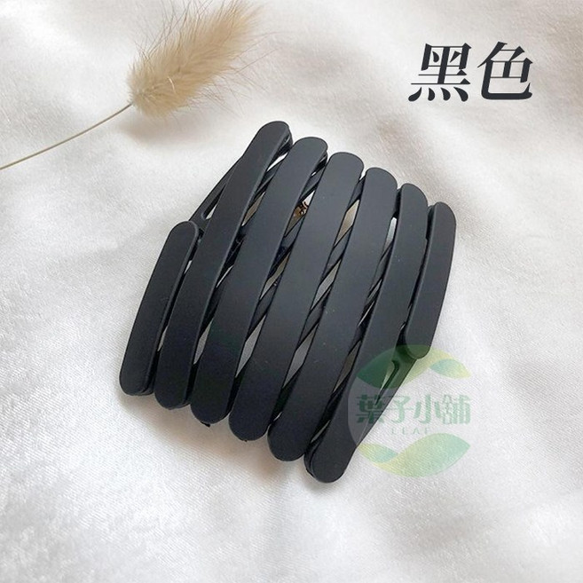 韓系伸縮摺疊髮箍 霧面磨砂 素色洗臉瀏海髮箍