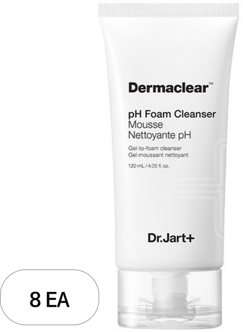 닥터자르트 더마클리어 pH 폼 클렌저, 8개, 120ml