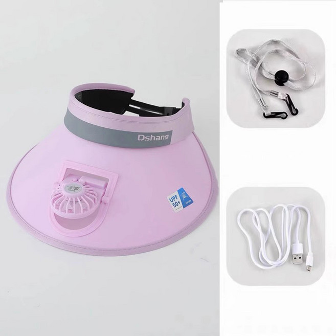 BAFC1857 아동 자외선 차단 모자 남아 선풍기 모자 챙이 큰 모자 아동 여름 아웃도어 선캡