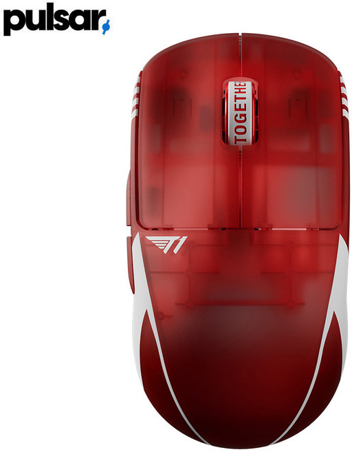 펄사 X2 CrazyLight 무선 T1 에디션 게이밍 마우스 레드 PX2CL113