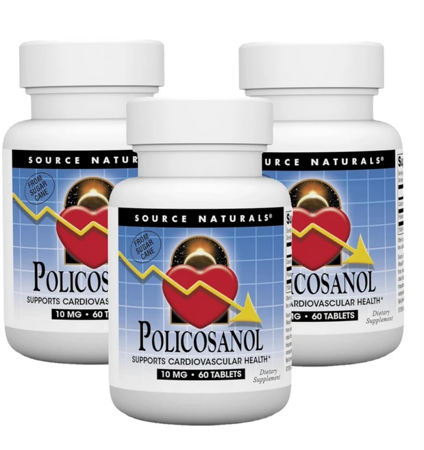 소스 네츄럴스 폴리코사놀 10mg 60정, 3개 - 쿠팡