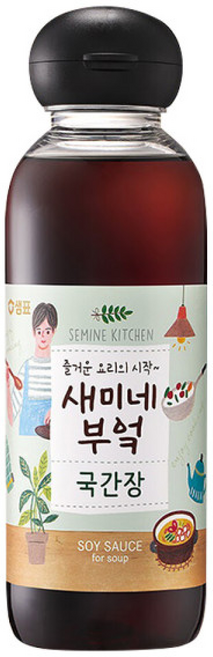 샘표 새미네부엌 염도감소 국간장, 4개, 830ml