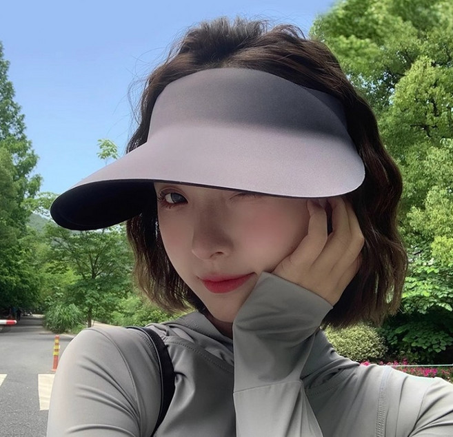 옆집샵 접이식 자외선 차단 모자 여름용 시원한 썬캡