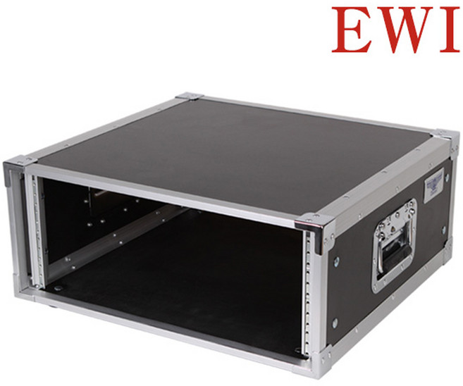 EWI BR-4UEF 인스톨용 기본형 음향장비 랙케이스 바퀴 앞뒤 뚜껑 없음 (BR4UEF), 1개