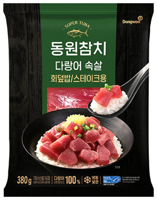 동원 참치회 다랑어 속살 380g, 1개