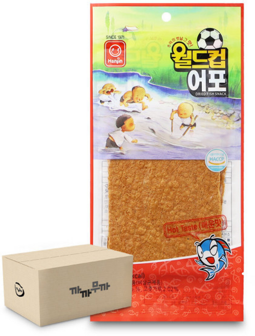 한진 월드컵 어포 매운맛 (-), 1박스, 24g