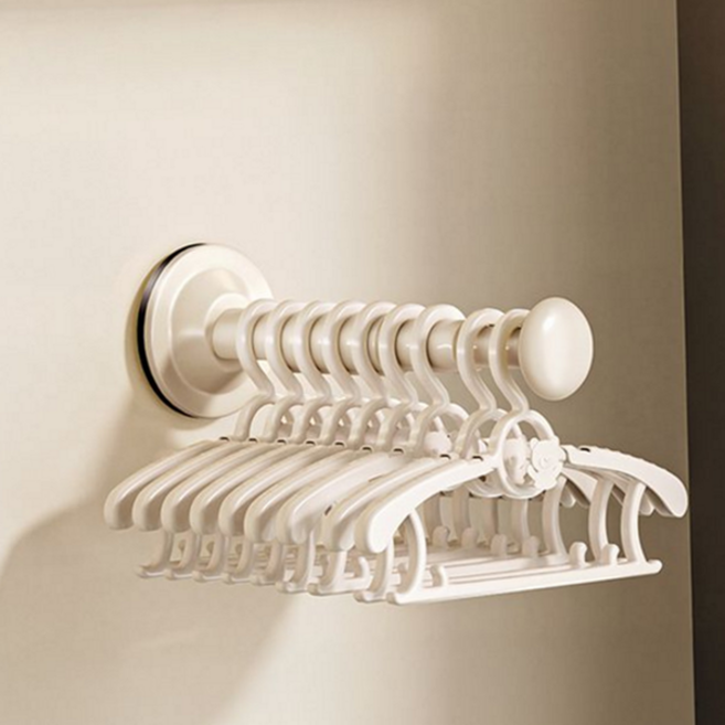 공간활용 옷걸이 9구 옷걸이정리대 옷걸이후크, 화이트
