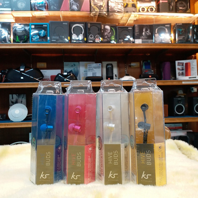 KS KITSOUND HIVE BUDS 耳道式耳機，輕巧便攜，隔音降噪，高音質呈現，內建麥克風, 粉, 粉