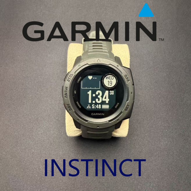 가민 인스팅트 1 시계중고아웃도어 스포츠 시계 심박수 블루투스 GPS 사이클링 러닝 수영 피트니스 시계, [01] 옵션1