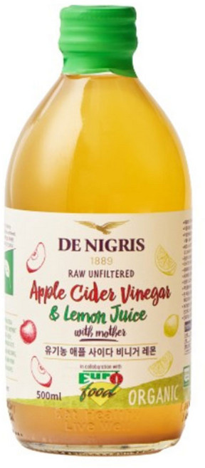 드니그리스 유기농 사과식초&레몬, 1개, 500ml