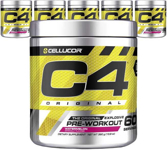 CELLUCOR C4 Original預鍛鍊粉 西瓜風味, 408g, 6罐