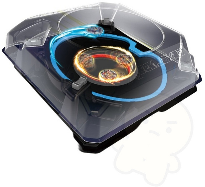 배틀 장난감팽이 탑 베이블레이드경기장세트 기본템, 혼합색상