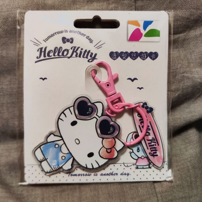 Hello Kitty 造型悠遊卡 鑰匙圈, 1個