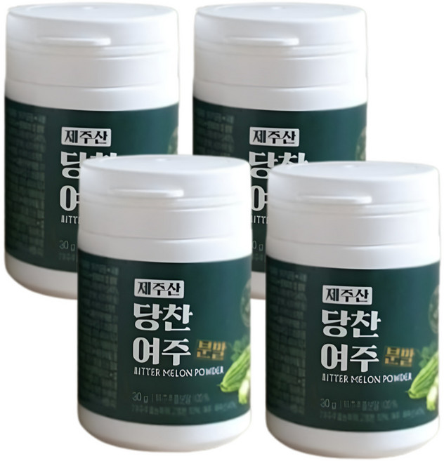 제주산 당찬 여주 추출물 분말 가루 과육 껍질 그대로, 4개, 30g