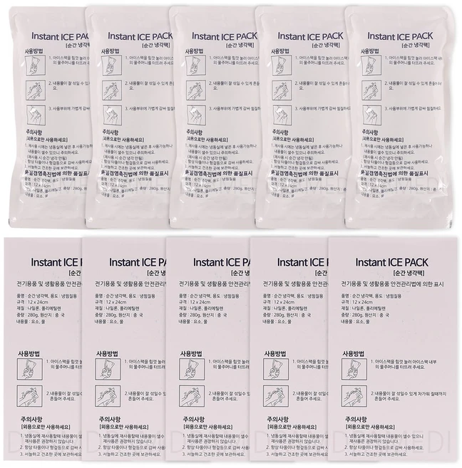 순간냉각팩 280g, 10개 - 쿠팡