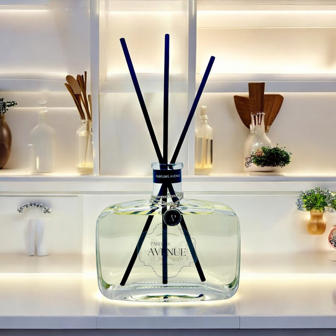 퍼퓸에비뉴 대용량 디퓨저 지속력+발향력 아로마 실내 방향제, 1개, 500ml, 하와이안피치