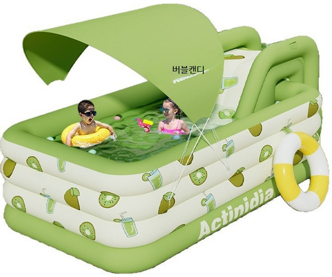 가정용 에어 워터 풀장 물놀이 간이 튜브 수영장 옥상 베란다 바캉스, 1개, 상세페이지 참고