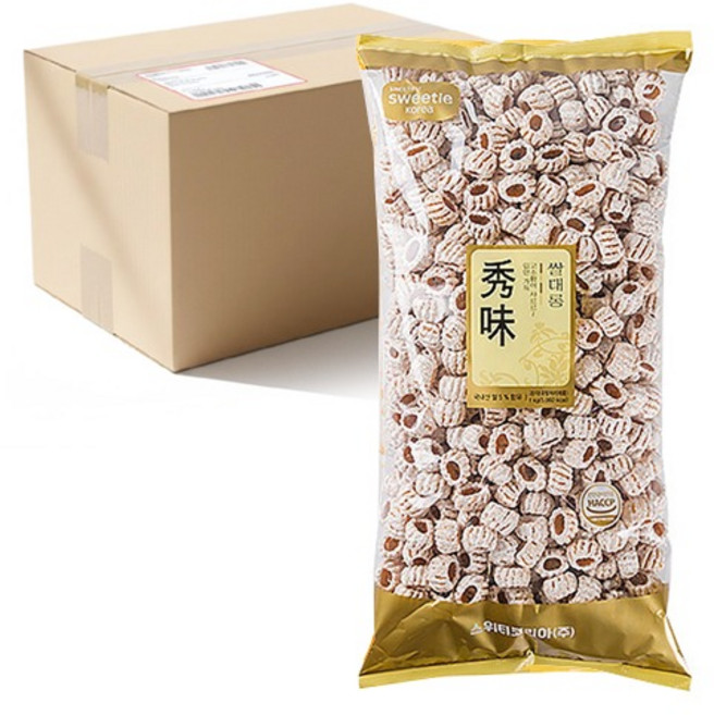 스위티코리아 쌀대롱 1kg 4개입 (1박스)