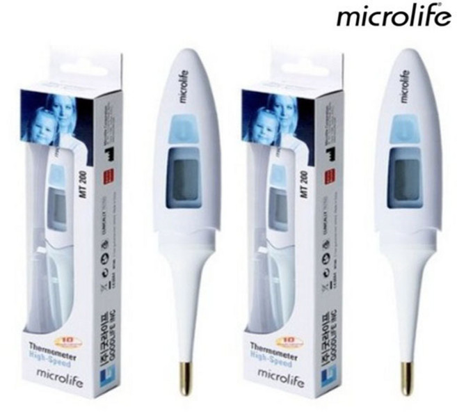 마이크로라이프 전자 체온계 MT200 x2개 구강겨드랑이, 단품