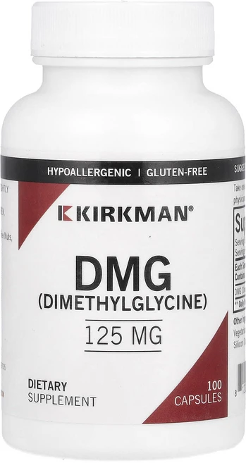 Kirkman Labs DMG(다이메틸글라이신) 125mg 캡슐 100정, 6개 - 쿠팡
