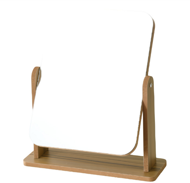 앞날창창 회전 탁상거울 특대, 브라운