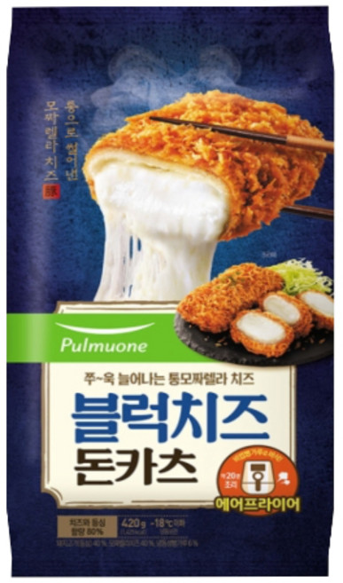 풀무원 블럭치즈 돈카츠, 420g, 1개
