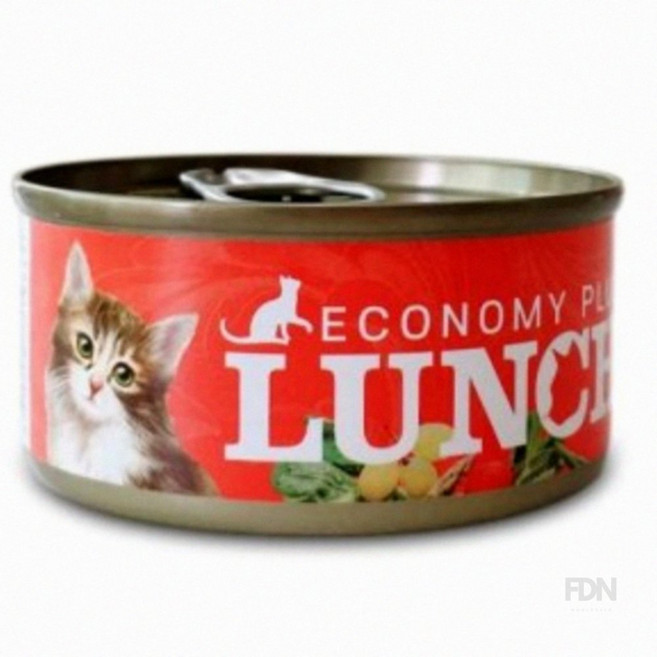 DofM 이코노미 런치 플러스 참치 게살 캔 고양이주식식단 고양이습식토핑