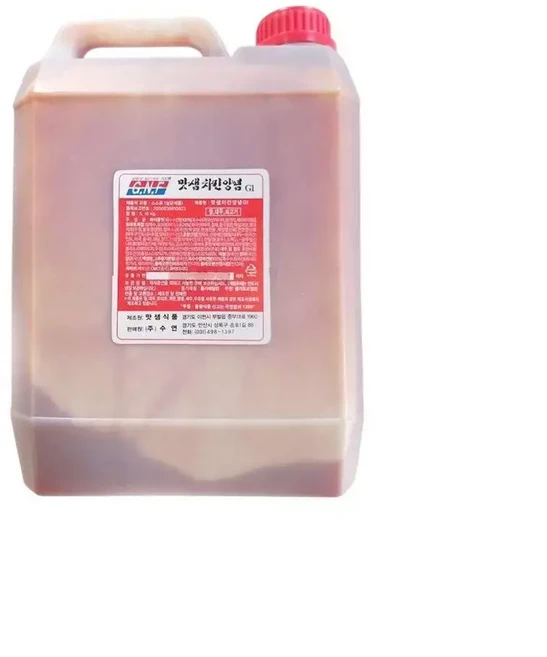 식자재 식재료 도매 유통 치킨양념 맛샘 5Kg 1개 치킨양념소스순한맛 식당납품 대량유통
