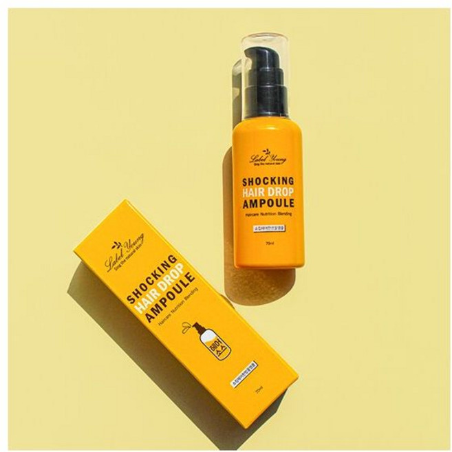 한방울로 여신머릿결 영양가득헤어앰플쇼킹헤어한방울앰플 1개