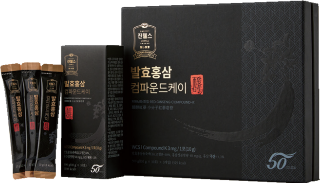[진웰스] 발효홍삼 컴파운드 스틱, 10g, 30개