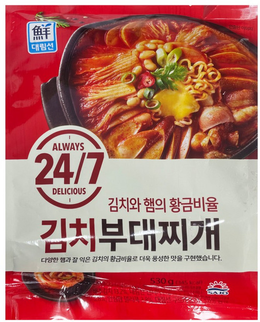 대림 김치 부대찌개 530g, 1개