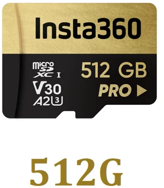 인스타360 마이크로SD 카드 (Insta X4 ONE RS용) 메모리 64GB 128GB 고속 액세서리, 01 512G