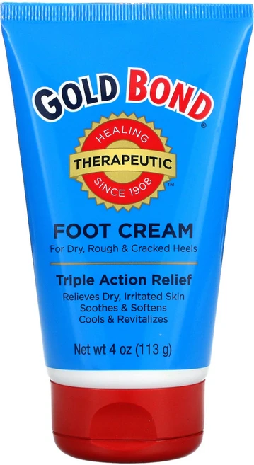 Gold Bond 관리용 풋크림 트리플 액션 릴리프 113g(4oz) 2팩, 1개, 1개입 - 쿠팡