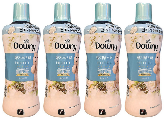 다우니 향기부스터 호텔 화이트티향, 4개, 840g