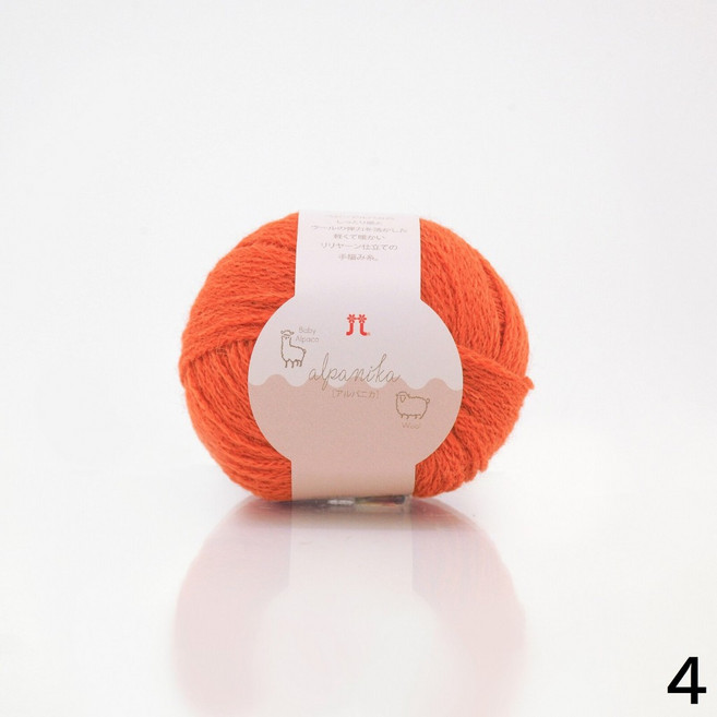 HAMANAKA Alpanika 頂級小羊駝毛線 (50% Baby Alpaca), 4, 1個