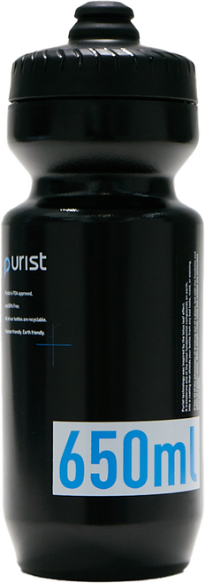 퓨리스트 프리미엄 모플로 물통, 1개, 650ml, 블랙