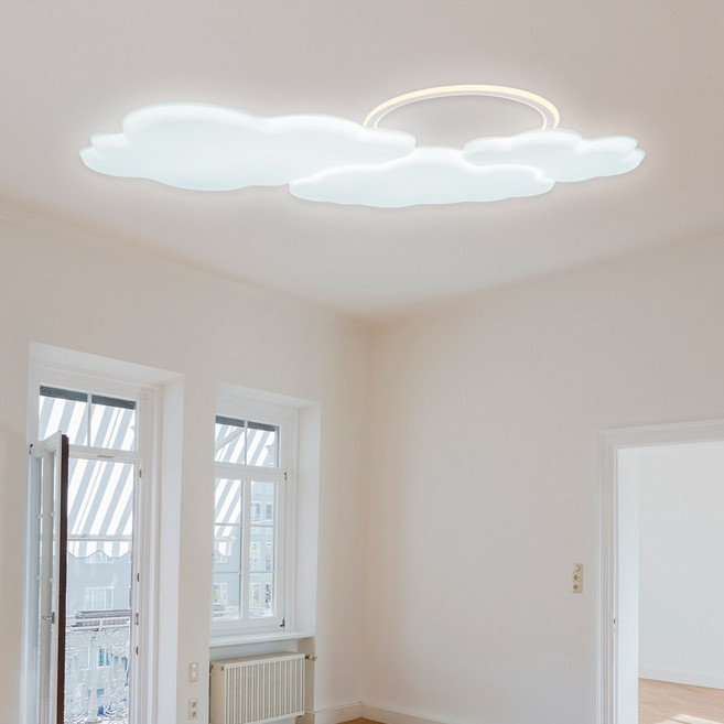 런던라이팅 LED 클라우드 거실등 125W 구름모양 거실 조명