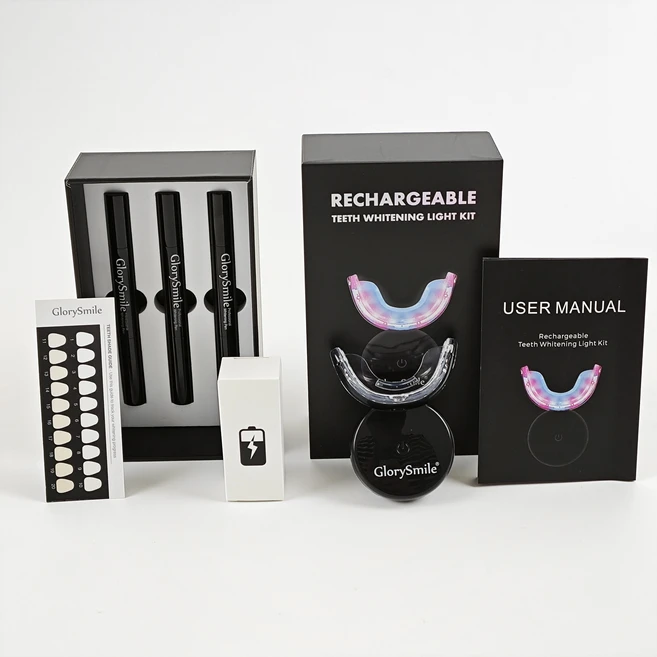 GlorySmile 3세대 업그레이드 버전 셀프 치아미백기 GS-03, 1개, 350g - 쿠팡